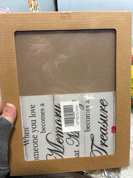 Condition photo showing New/Like New for When Someone You Love Becomes a Memory Picture Frame, Memorial Wooden Frame Gift for Loss of Loved One, 4x6 inch Photo