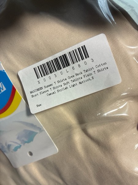 Condition photo showing New/Like New for MAGCOMSEN Men's T-Shirts Short Sleeve Cotton Crew Neck Soft Breathable T Shirts Casual Plain Classic Summer Tees