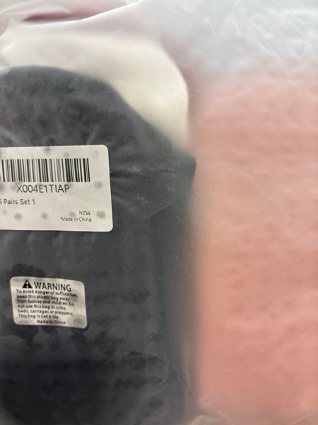 Condition photo showing New/Like New for Women's Ruffle Pilates Socks- 6 Pairs Non-Slip Cotton Yoga Grip Socks for Girl Ballet Dance Workout Fitness Barre 5-10 6 Pairs Set 1