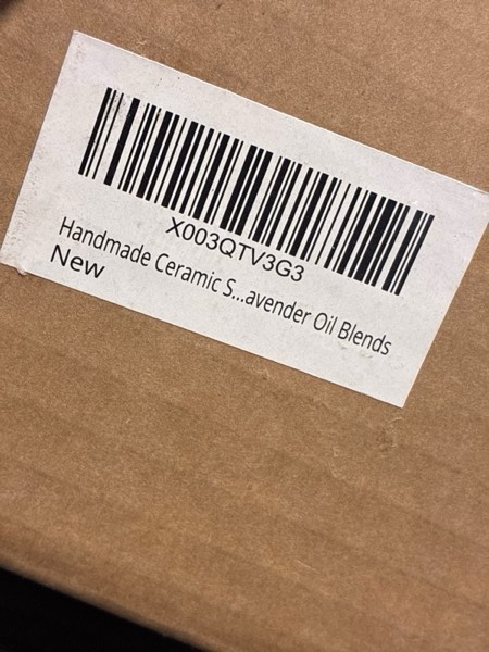 Condition photo showing New/Like New for Handmade Ceramic Scented Aroma Essential Oil Burner Diffuser Wax Melt Warmer Humidifier Aromatherapy Romantic Candle Tealight Home Room Office Decor Housewarming for Frankincense Lavender Oil Blends