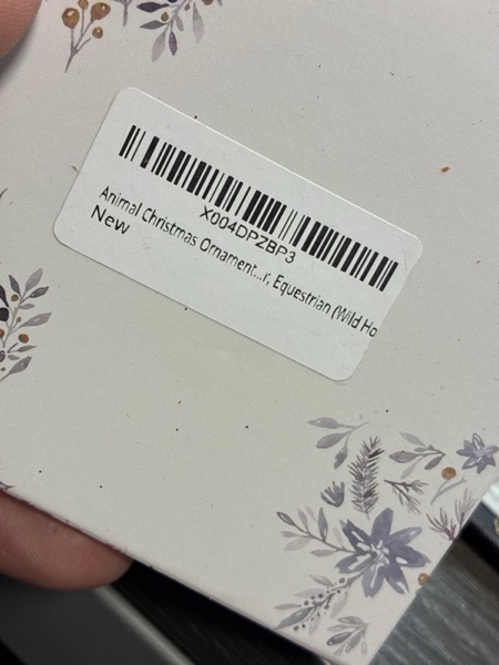 Condition photo showing New/Like New for Sunflower Horse Ornament - Stained Glass Effect Suncatcher for Christmas Tree, Horse Lover Equestrian Gift