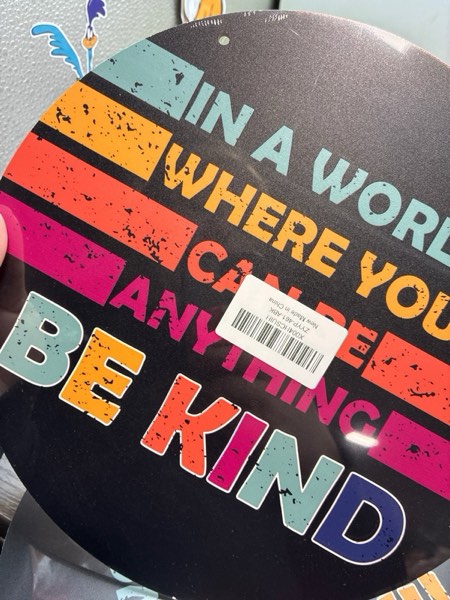 Condition photo showing New/Like New for Kindness Decoration, Inspirational Decor for Home Office Classroom, Kindness Inspirational Gifts for Women Men, Mental Health Matter Awareness Month Be Kind Hanging Wall Decor, Where You