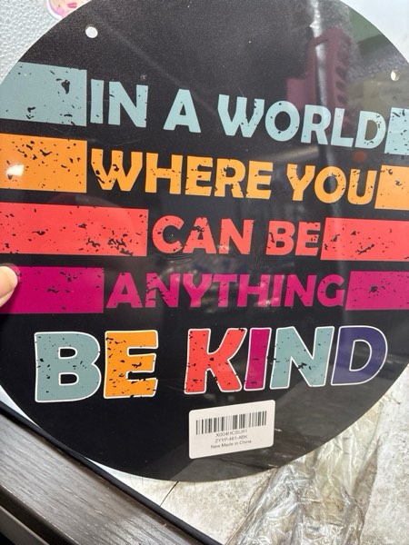 Condition photo showing New/Like New for Kindness Decoration, Inspirational Decor for Home Office Classroom, Kindness Inspirational Gifts for Women Men, Mental Health Matter Awareness Month Be Kind Hanging Wall Decor, Where You
