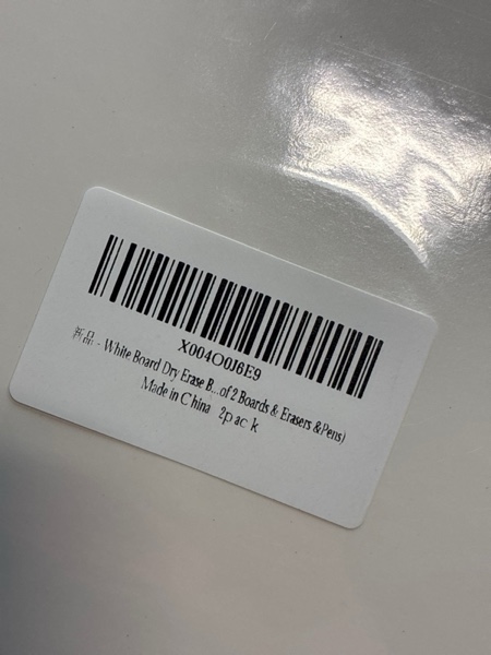 Condition photo showing New/Like New for White Board Dry Erase Boards Classroom Pack Mini White Boards 9" x12” Double Sided Personal Whiteboards for Students Teachers School Supplies Lapboards (Set of 2 Boards & Erasers &Pens)