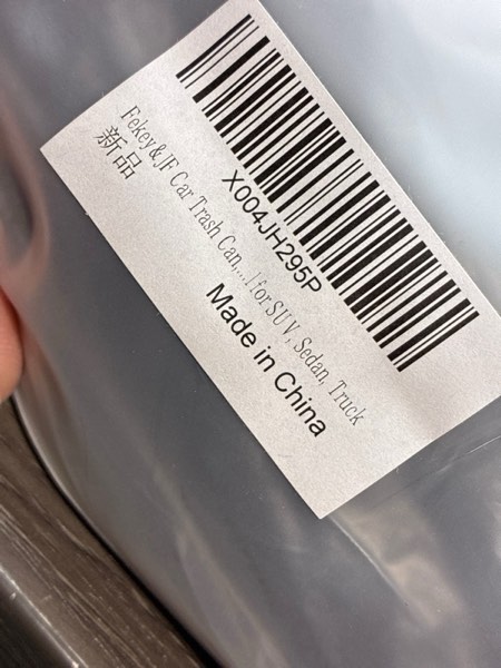 Condition photo showing New/Like New for Fekey&JF Car Trash Can, Waterproof Leak-Proof Vehicle Garbage Hanging Bag with Large Capacity, Collapsible Automotive Dustbin Organizer Accessories, Universal for SUV, Sedan, Truck