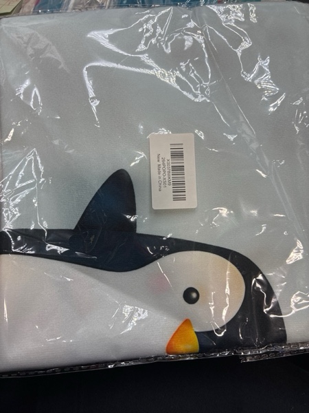 Condition photo showing New/Like New for Voatok Funny Penguin Love Decorative Throw Pillow Case, 18 x 18 inch Penguin Decor Home Decor Cushion Cover, Penguin Love Gifts, Gift Son, Daughter, Sister (Gray-1)