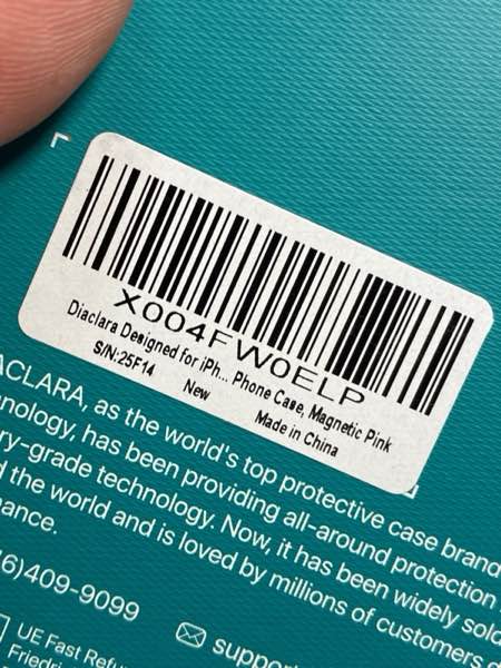 Condition photo showing New/Like New for Diaclara Designed for iPhone 16 Case, [with Privacy Screen Protector] [Anti Spy] [Military Grade Drop Protection] Heavy Duty Full-Body Shockproof Phone Case, Magnetic Pink iPhone 16 6.1'' Magnetic Pink
