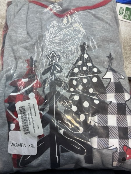 Condition photo showing New/Like New for Family Christmas Pajamas Matching Sets for Adult, Matching Christmas Pajamas 2 Piece Outfit Christmas Pjs