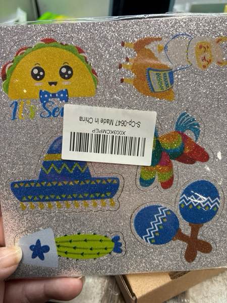 Condition photo showing New/Like New for 18pcs Blue Glitter It’s Senor Cute Taco Bout Dessert Cupcake Topper Mexican Yummy Food Fiesta Festival Theme Decor Supplies Baby Shower Gender Reveal Birthday Party Decorations