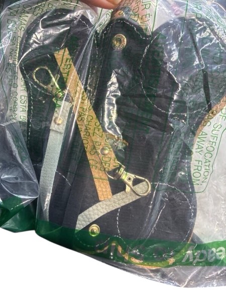 Condition photo showing New/Like New for Portable Hanging Storage Bag in Sturdy Faux Leather for Sunglasses