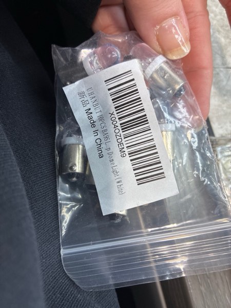 Condition photo showing New/Like New for 10PCS BA9S LED Car Light Bulbs, BA9 1895 1891 57 53 3893 47830 64111 No Error LED Bulb, 12V 3030-SMD 6000K Super Bright Car Interior Bulb for License Plate, Glove Box, Map Dome Light (White)