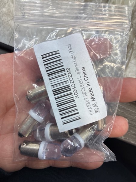 Condition photo showing New/Like New for 10PCS BA9S LED Car Light Bulbs, BA9 1895 1891 57 53 3893 47830 64111 No Error LED Bulb, 12V 3030-SMD 6000K Super Bright Car Interior Bulb for License Plate, Glove Box, Map Dome Light (White)