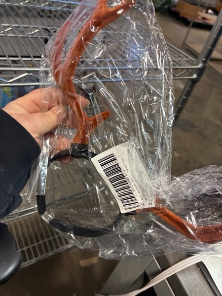 Condition photo showing New/Like New for BESPORTBLE Christmas Antler Headband Soft Cloth Reindeer Antlers Hairband Brown Comfortable Festive Party Accessory for Women and Girls