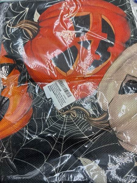 Condition photo showing New/Like New for Pumpkins Spider Web Halloween Black Table Runner 13x72 Inch Seasonal Harvest Autumn Thanksgiving Fall Kitchen Dining Table Decor for Indoor Outdoor Home Party Decoration ZQ52 Style A
