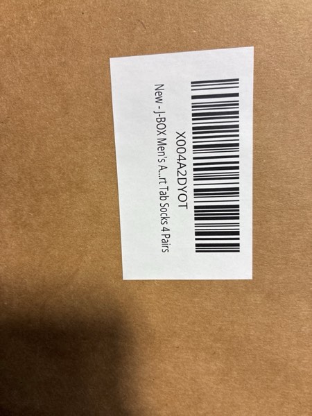 Condition photo showing New/Like New for J-BOX Men's Athletic Socks,Cotton Socks?Men's Running Ankle with Cushion,Low Cut Sport Tab Socks X-Large Light Gray