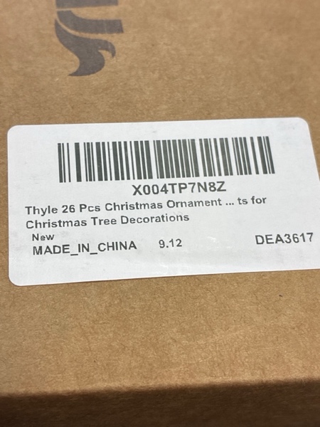 Condition photo showing New/Like New for Thyle 24 Pcs Record Photo Frame Ornament Retro Picture Frame Ornaments Wooden Photo Hanging Decoration with 2 Pcs Highlighter for Tree Music Holiday Birthday Party Decorations