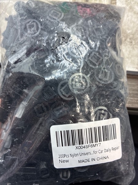 Condition photo showing New/Like New for 20Pcs Nylon Universal Cable Tie Buckle, Car Zip Ties Holder with Pin & Button Design, Plastic Rivet Zip Ties for Car Daily Repair 20 Pcs
