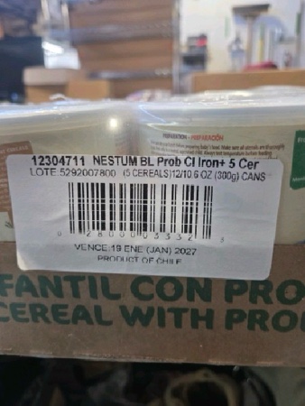 Condition photo showing New/Like New for Nestle Nestum Infant Cereal, 5 Cereals, 10.6 oz (Pack of 12)