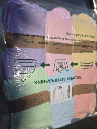 Condition photo showing New/Like New for 6 Pairs Womens Fuzzy Socks Winter Warm Soft Cozy Fluffy Microfiber House Sleeping Slipper Socks Christmas Gifts