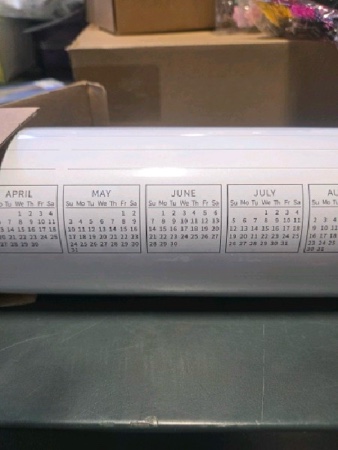 Condition photo showing New/Like New for 2026 Wall Calendar Extra Large 22"x17", Wall Calendar 2026-2027 from January 2026 to June 2027, Hanging 18 Month 2026-2027 Calendars Wall with Twin-Wire Binding for Home Office Planning Organisers Color-D 2026-2027 17" x 22"