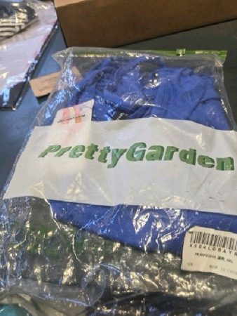 Condition photo showing New/Like New for (Size XXL) PRETTYGARDEN Women's Summer Spaghetti Strap Tank Tops Sleeveless Camisole Blouses Asymmetrical Going Out Basic Tank Shirt Blue XX-Large