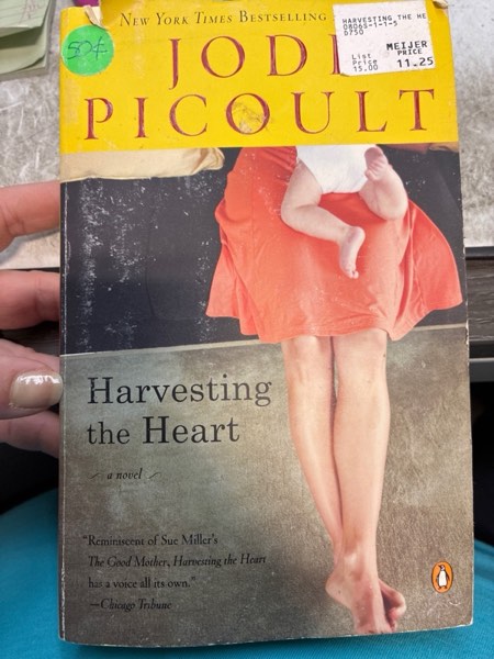 Condition photo showing As Is for Harvesting the Heart - Jodi Picoult