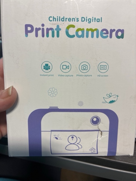 Condition photo showing New/Like New for PTHTECHUS Kids Camera, 12MP 1080P 2.0" HD Children's Selfie Video Camera with MP3/MP4/Games. Ideal Gift for 3-12 Year Old Boys & Girls. Includes 32GB TF Card (Blue)