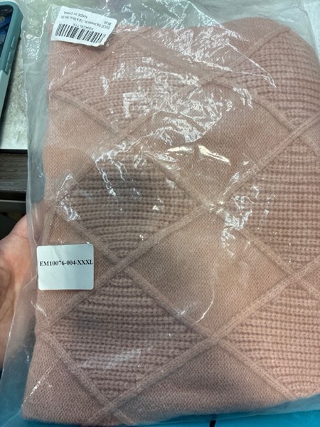 Condition photo showing New/Like New for EMUST Dog Sweaters for Large Dogs, Elastic Large Dog Sweater with Sleeves, Soft Dogs Turtleneck Sweater for Fall & Winter, Pink 3XL