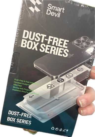 Condition photo showing New/Like New for SMARTDEVIL 2-Pack for iPhone 16 Privacy Screen Protector — Military Grade Shatterproof, 9H Hardness, Anti-Spy Tempered Glass, Fast & Easy Installation, Case Friendly