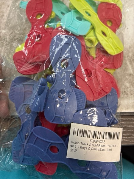 Condition photo showing New/Like New for Replacement Track Set Builder Pieces — Compatible with Car/Train Tracks, 32-Piece Straight Track Set (EXCL. CAR)