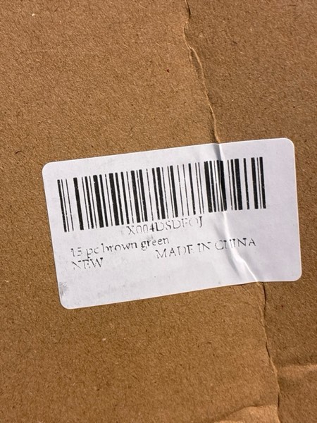 Condition photo showing New/Like New for Velvet Christmas Ornaments Set,15 Pcs Christmas Decor Bolas Grandes De Navidad para Arbol Velvet Christmas Balls - Neutral Green Brown Neutral, 80mm 3.15 inch Brown, Green, Neutral