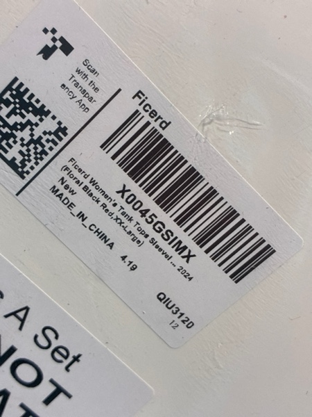 Condition photo showing New/Like New for Ficerd Women's Tank Tops Sleeveless Tunic Pleated Crew Neck Blouses Summer Dressy Casual Loose Spring T Shirts Floral Black Red Small