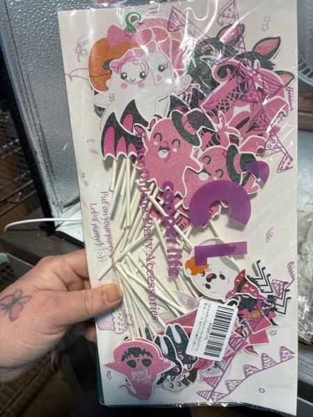 Condition photo showing New/Like New for 36Pcs Pink Ghost Cupcake Toppers Picks Halloween Cake Decorations for Halloween Party Decorations Ghost Themed Girls Baby Shower Supplies