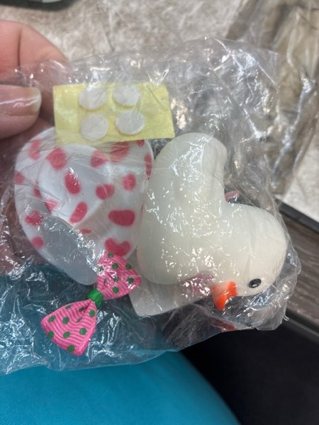 Condition photo showing New/Like New for Car Rubber Duck, Rubber Duck Car Dashboard Decoration Accessories with Mini Hat Sunglasses Skirt or Bow and Cute Accessories(H11)