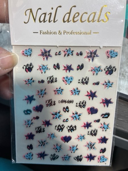 Condition photo showing New/Like New for 3D Nail Stickers for Pool & Dice Design - Cartoon Style Press-on Nail Art Decals (2 Sheets) - Cute Textured Manicure DIY Accessories