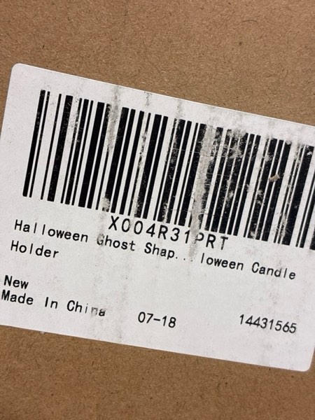 Condition photo showing New/Like New for VALICLUD Ghost Tealight Holder Halloween Ghost Candle Holder Halloween Shape Candlestick Ceramic Scented Candle Containers Decor