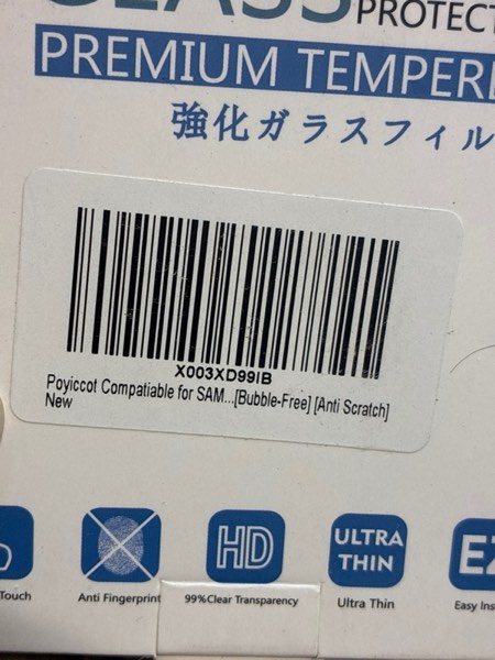 Condition photo showing New/Like New for Poyiccot Compatible for Galaxy Watch 5 40mm Screen Protector & Galaxy Watch 6 40mm Screen Protector, 9H Hardness Tempered Glass Screen Protector for Galaxy Watch [ Bubble-Free] [Anti Scratch] 2Pack