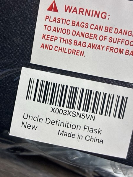 Condition photo showing New/Like New for Favorite Uncle Gifts from Niece Funny, Birthday Gifts for Uncle from Nephew, Funny Fathers Day for Uncles, from Nephew, Godfather Gift, Pregnancy Announcement, Hip Flask