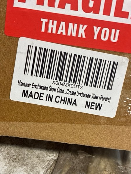 Condition photo showing Good Condition for Octopus Aquarium Ornaments Decoration, Purple Artificial Sea Life, Glowing Fingers Enhance Visual Appeal, Suitable for Various Fish Tanks Purple -Octopusaquariumornament