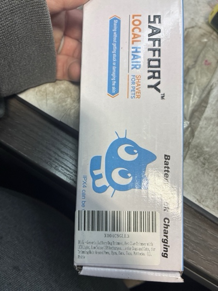 Condition photo showing New/Like New for Saffory Dog Paw Trimmer, Pet Claw Trimmer with LED Light, Low Noise USB Rechargeable Pet Clipper. Suitable for Dogs and Cats, for Trimming Hair Around Paws Eyes Ears Face Buttocks.?White 1