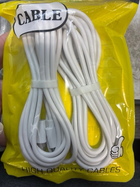 Condition photo showing New/Like New for Car Carplay Cable 2-Pack of 6ft USB C to USB-A Charger Cable for iPad Pro, Galaxy, MacBook Air, Nintendo Switch, Pixel, LG, Sony, OnePlus - USB-C Charging Cord