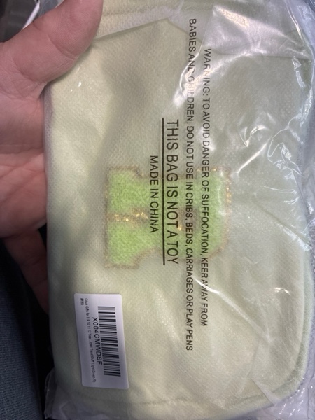 Condition photo showing New/Like New for Gitus Gifts for 8 9 10 11 12 Year Old Girls Belt Bag Fanny Pack Crossbody Bags with Initial Letter Patch Cute Stuff Birthday Gifts for Teen Girls Women Personalized Trend Stuff (Light Green-R) Light Green R