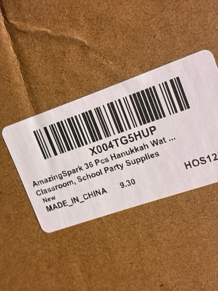 Condition photo showing New/Like New for 24 Pack Hanukkah Watercolor Paint Sets for Kids 12 Washable Colors Star Shaped Palette Includes Brushes Jewish Holiday Art Supplies for Classroom Activities Holiday Crafts Party Gifts Bulk Gift Kits 8 Colors Pentagram