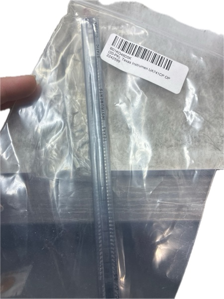 Condition photo showing New/Like New for UA741CP OP Amp Single General Purpose 18V 8-Pin Plastic Dip Tube (Pack of 20)