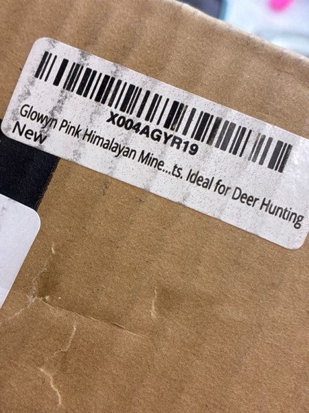 Condition photo showing New/Like New for Himalayan Mineral Salt Rock for Deer (2-Pack) – Organic Pink Salt Block, 6-8lbs Each for Enhanced Deer Health