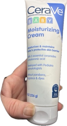 Condition photo showing New/Like New for CeraVe Baby Cream — Gentle Moisturizing Cream with Ceramides, Fragrance, Paraben, Dye & Phthalates Free, Rich & Non-Greasy Feel, Gentle Baby Skin Care (8 Ounce)