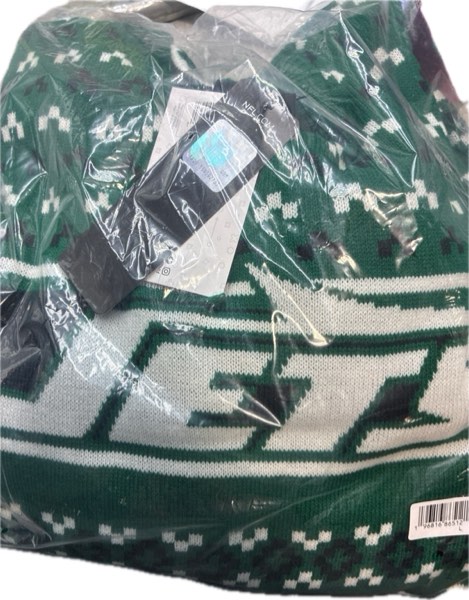 Condition photo showing New/Like New for FOCO NFL Team Big Logo Ugly Sweater (Large)