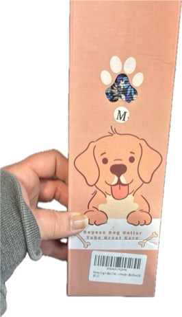 Condition photo showing New/Like New for Dog Collar: Cute Floral Puppy Collar for Boys/Girls Small Medium Large Dogs — Adjustable Soft Pet Collar Fancy Flower with Quick Release Buckle for Males/Females (Blue Floral, Medium)