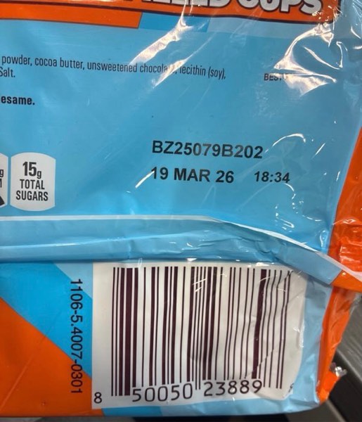 Condition photo showing New/Like New for PEANUT BUTTER CUPS 5 PACK DAIRY - 5ct/175g