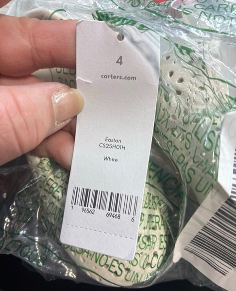 Condition photo showing New/Like New for Carter's Unisex-Child Easton